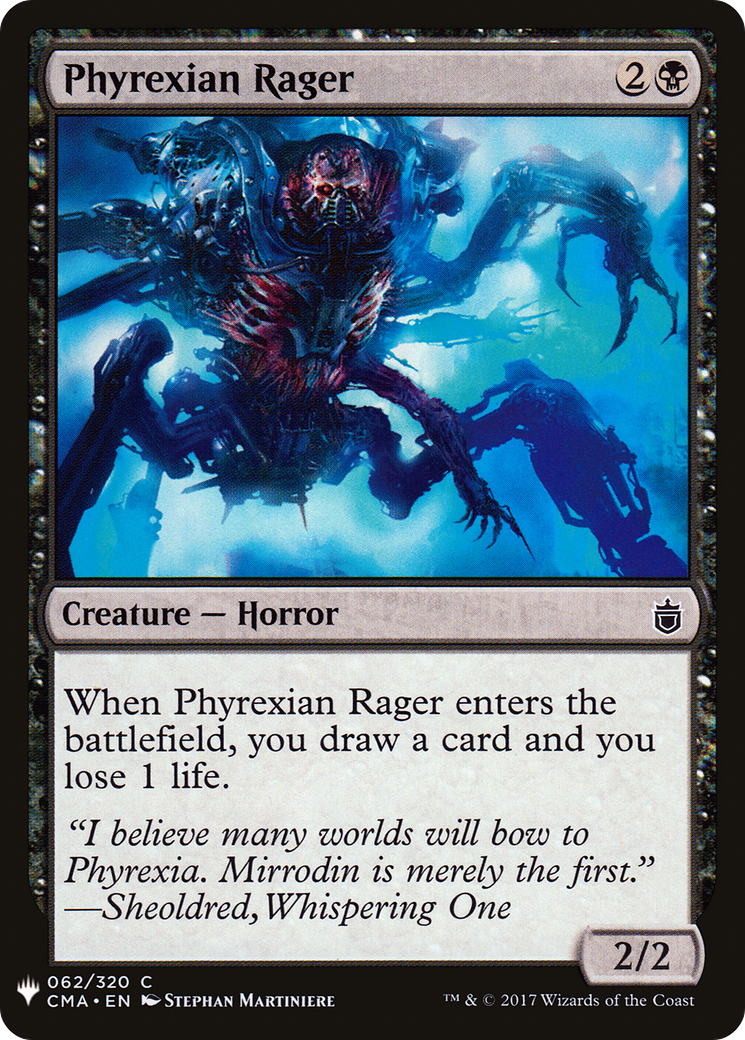 Phyrexian Rager |  (CMA-62) [The List]