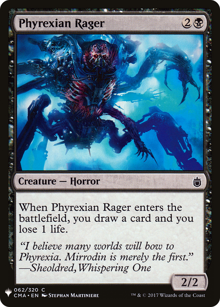 Phyrexian Rager |  (CMA-62) [The List]