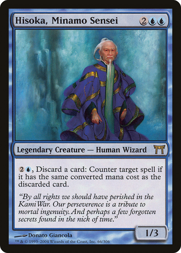 Hisoka, Minamo Sensei [Champions of Kamigawa] Foil