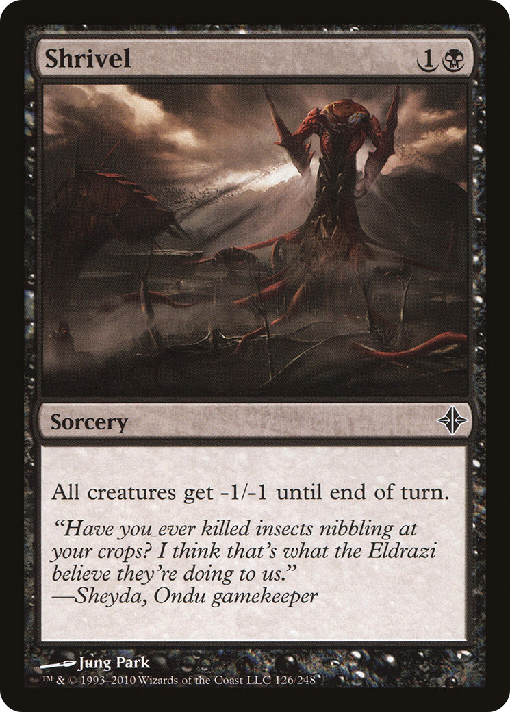 Shrivel [Rise of the Eldrazi] Foil