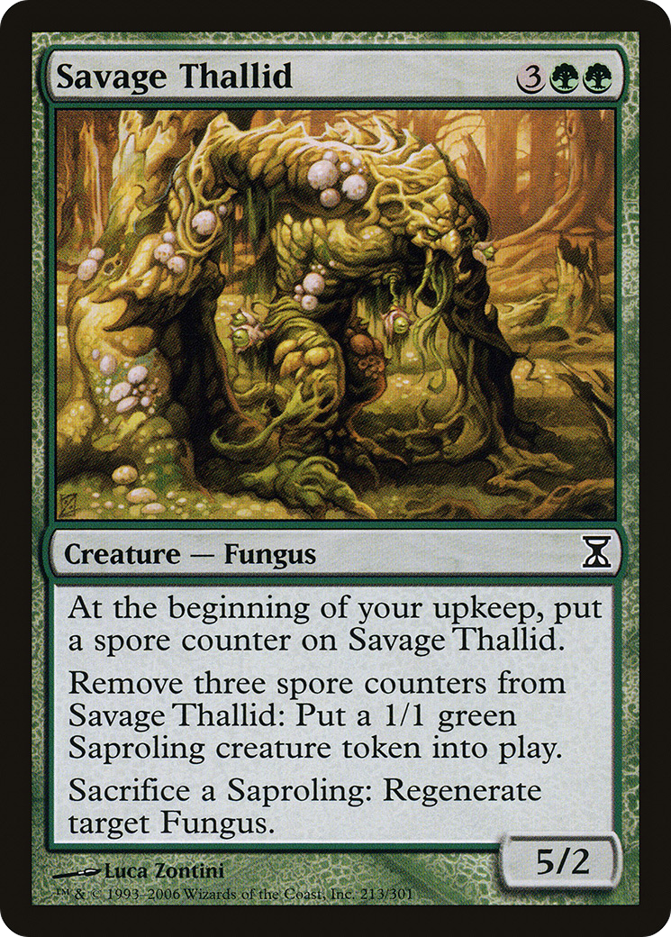Savage Thallid [Time Spiral] Foil