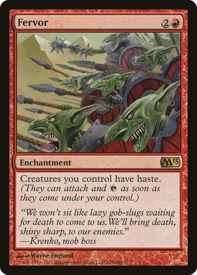 Fervor [Magic 2013] Foil