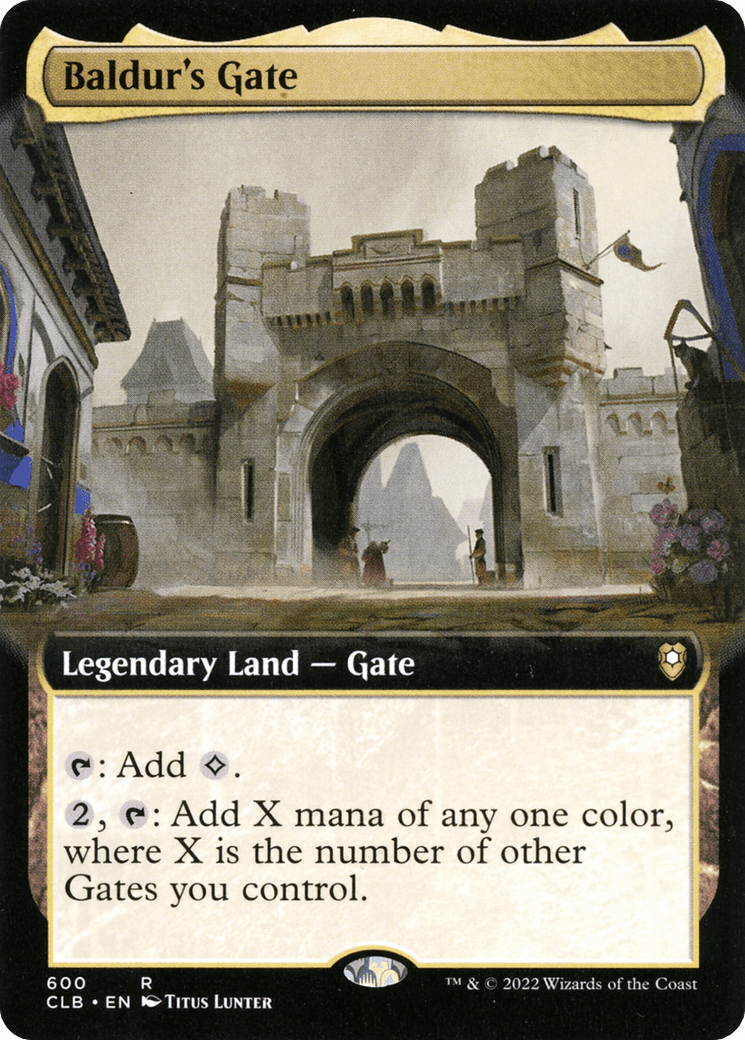 Baldur's Gate (Extended Art) [Commander Legends: Battle for Baldur's Gate] Foil