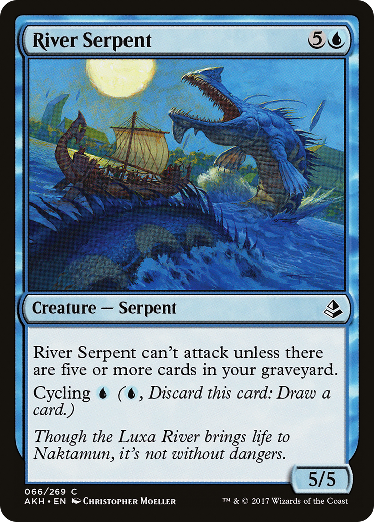 River Serpent [Amonkhet] Foil