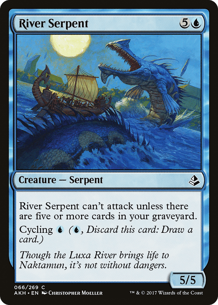 River Serpent [Amonkhet] Foil