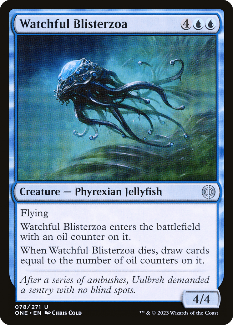 Watchful Blisterzoa [Phyrexia: All Will Be One] Foil