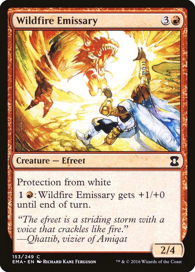 Wildfire Emissary 153/249 (Eternal Masters)  - Foil