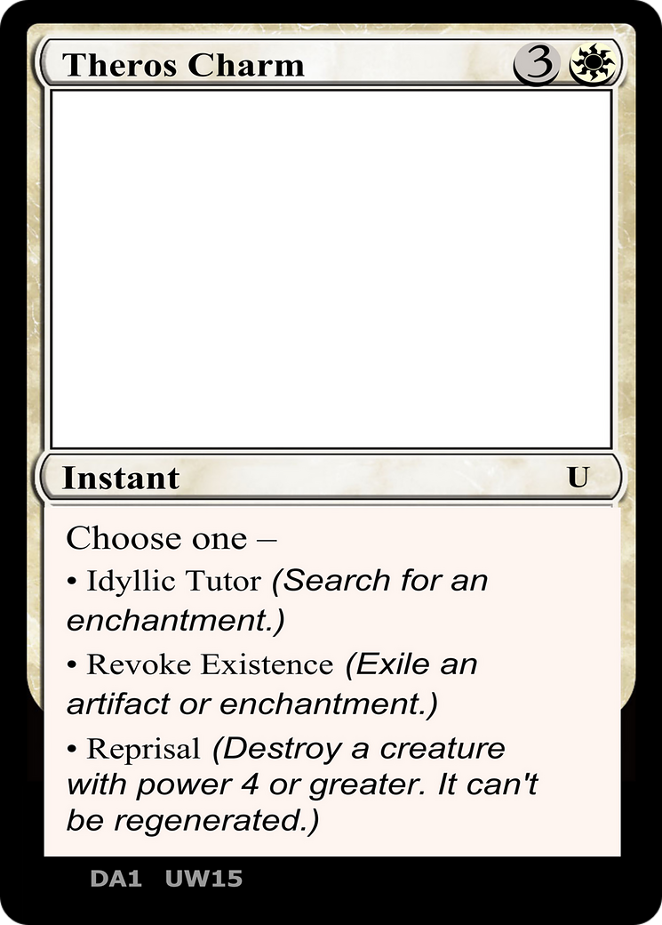 Theros Charm (DA1-UW15) - Unknown Event