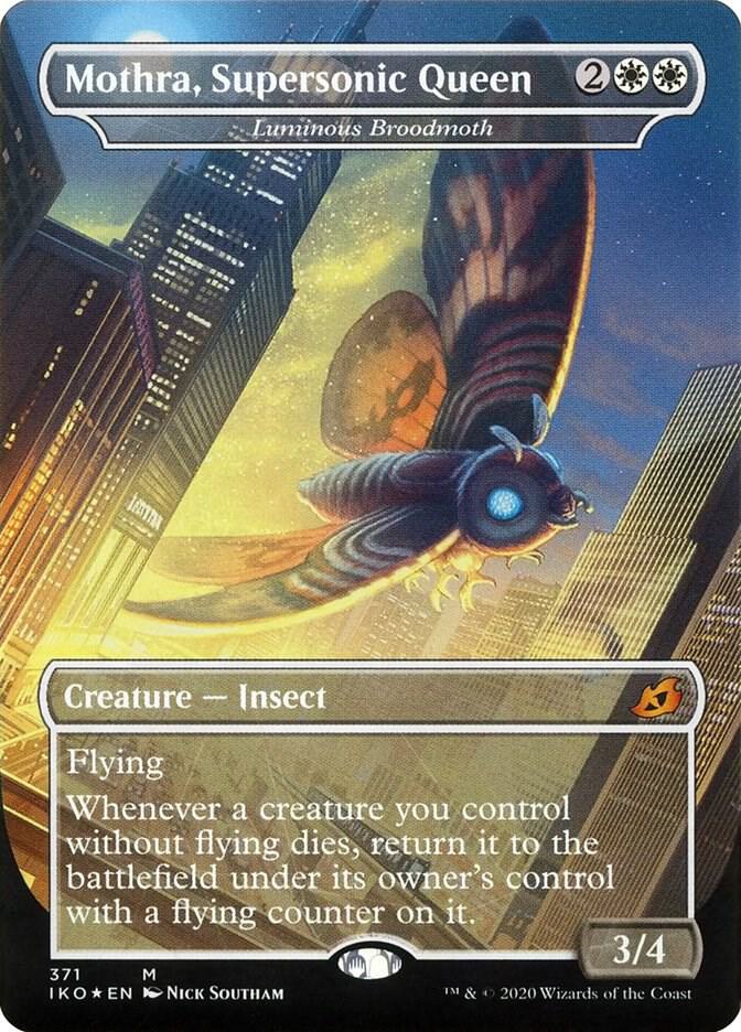 Mothra, Supersonic Queen - Luminous Broodmoth 371/274 (Ikoria: Lair of Behemoths)  - Foil