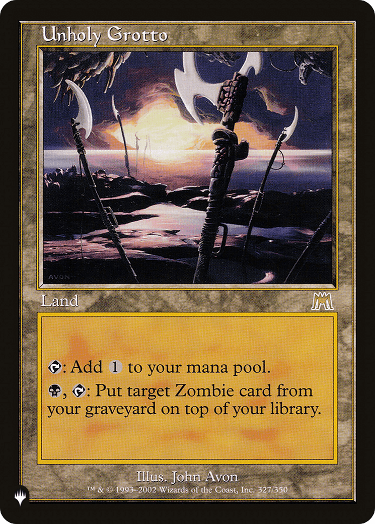Unholy Grotto |  (ONS-327) [The List]