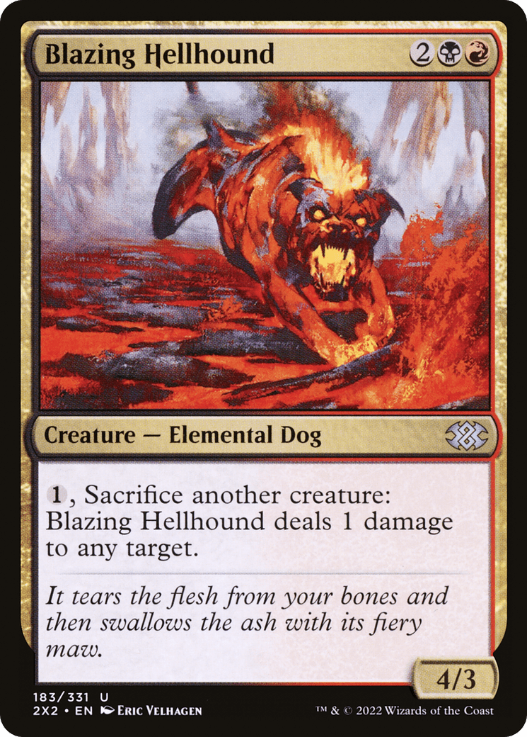 Blazing Hellhound [Double Masters 2022]