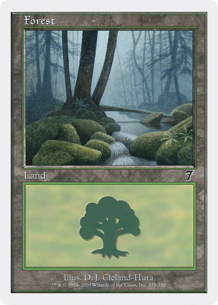 Forest (328) [Seventh Edition] Foil