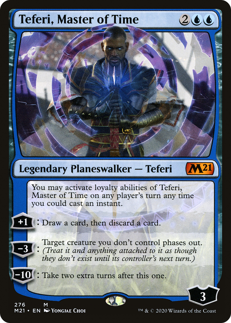 Teferi, Master of Time (276) [Core Set 2021] Foil