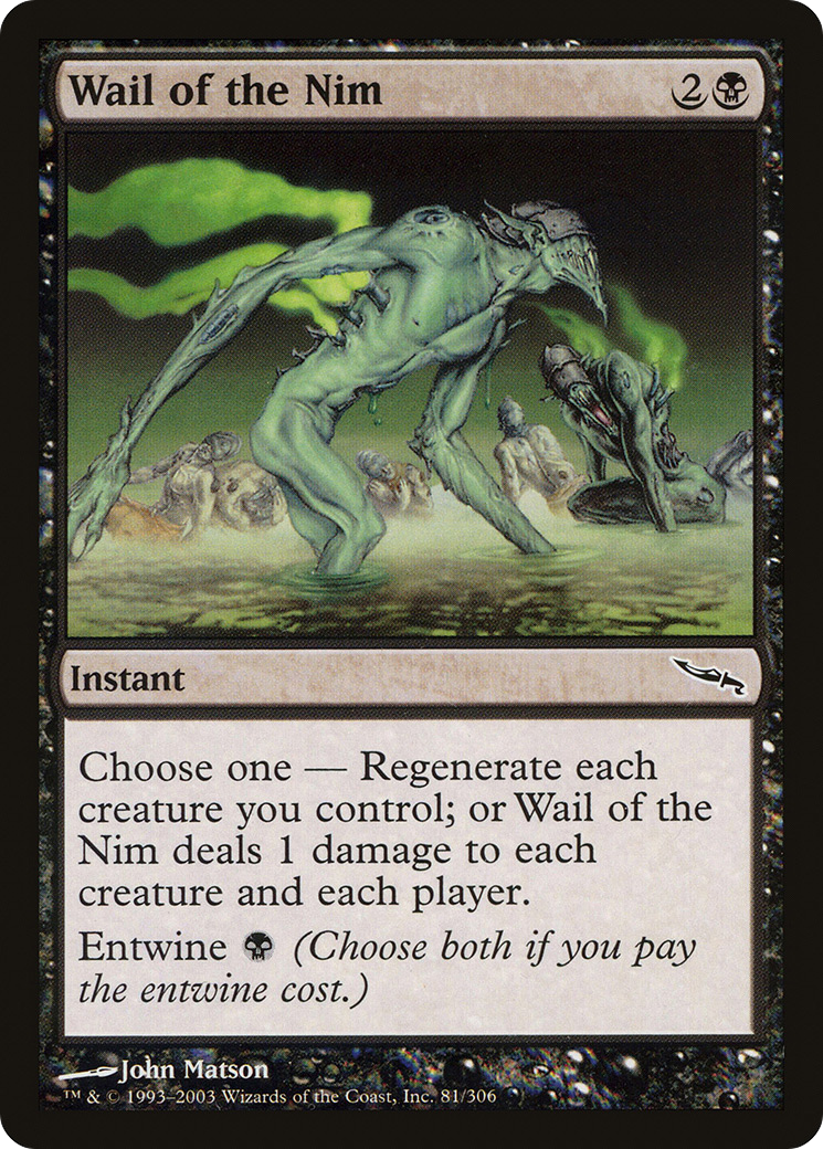 Wail of the Nim [Mirrodin] Foil