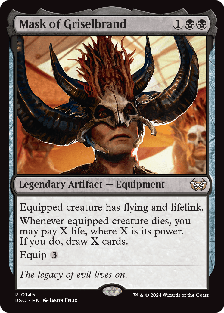 Mask of Griselbrand [Duskmourn: House of Horror Commander]