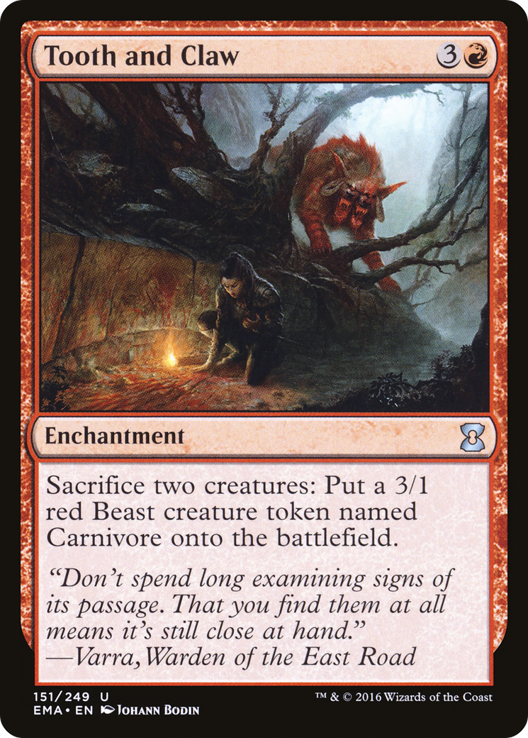 Tooth and Claw [Eternal Masters] Foil