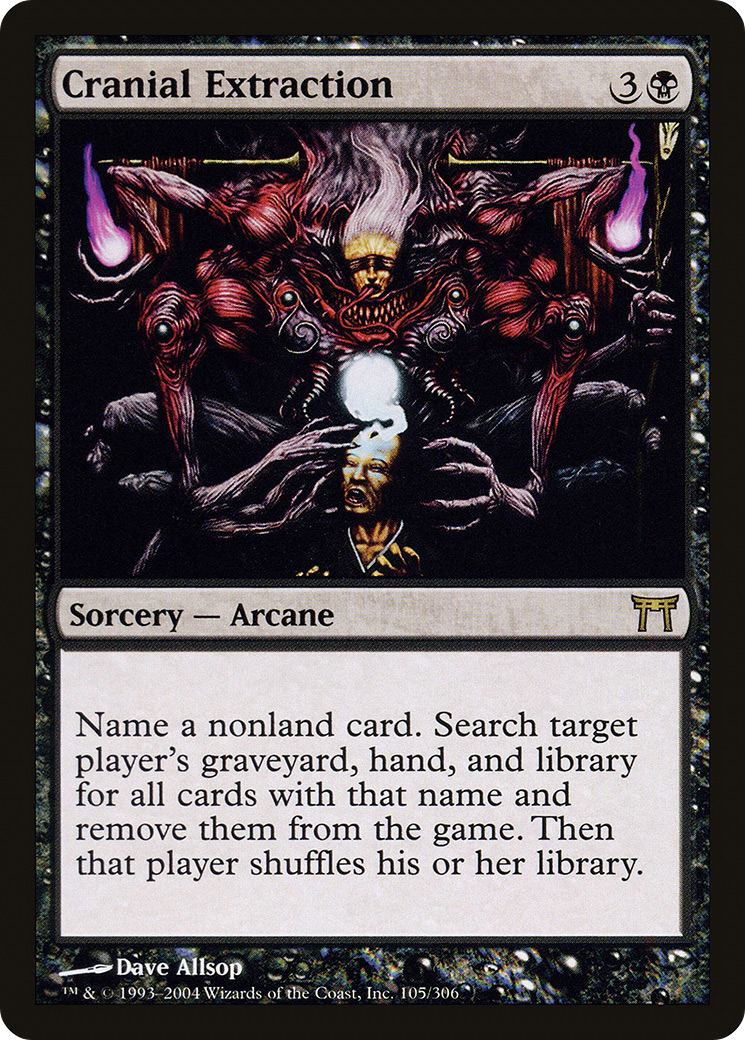 Cranial Extraction [Champions of Kamigawa] Foil