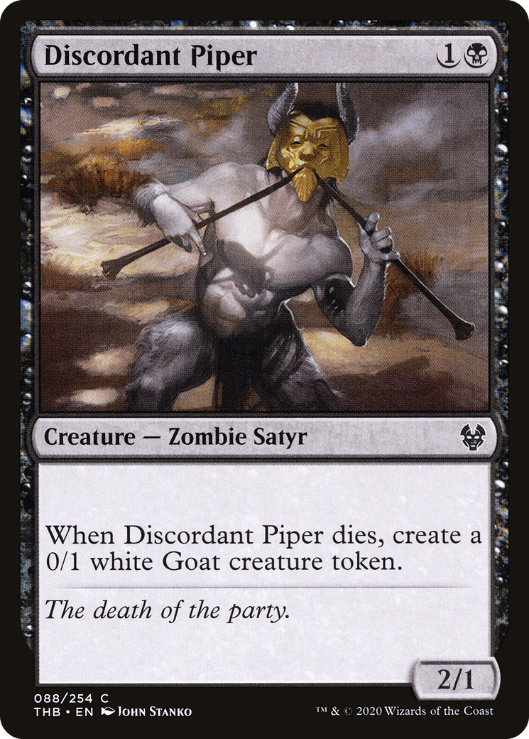 Discordant Piper [Theros Beyond Death] Foil