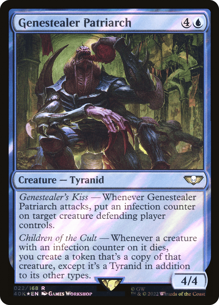 Genestealer Patriarch (Surge Foil) [Warhammer 40,000]