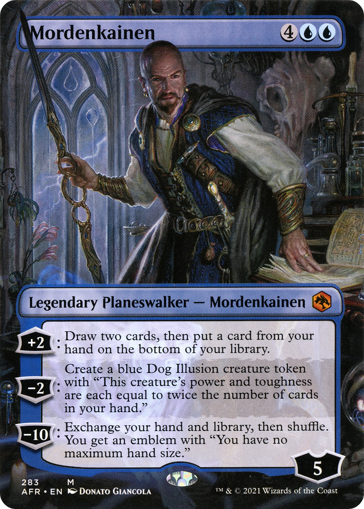 Mordenkainen (Borderless) [Dungeons & Dragons: Adventures in the Forgotten Realms] Foil