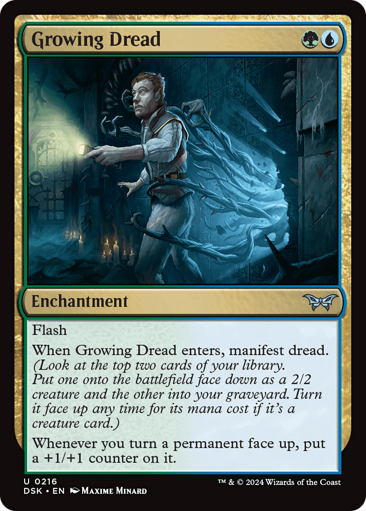 Growing Dread [Duskmourn: House of Horror] Foil