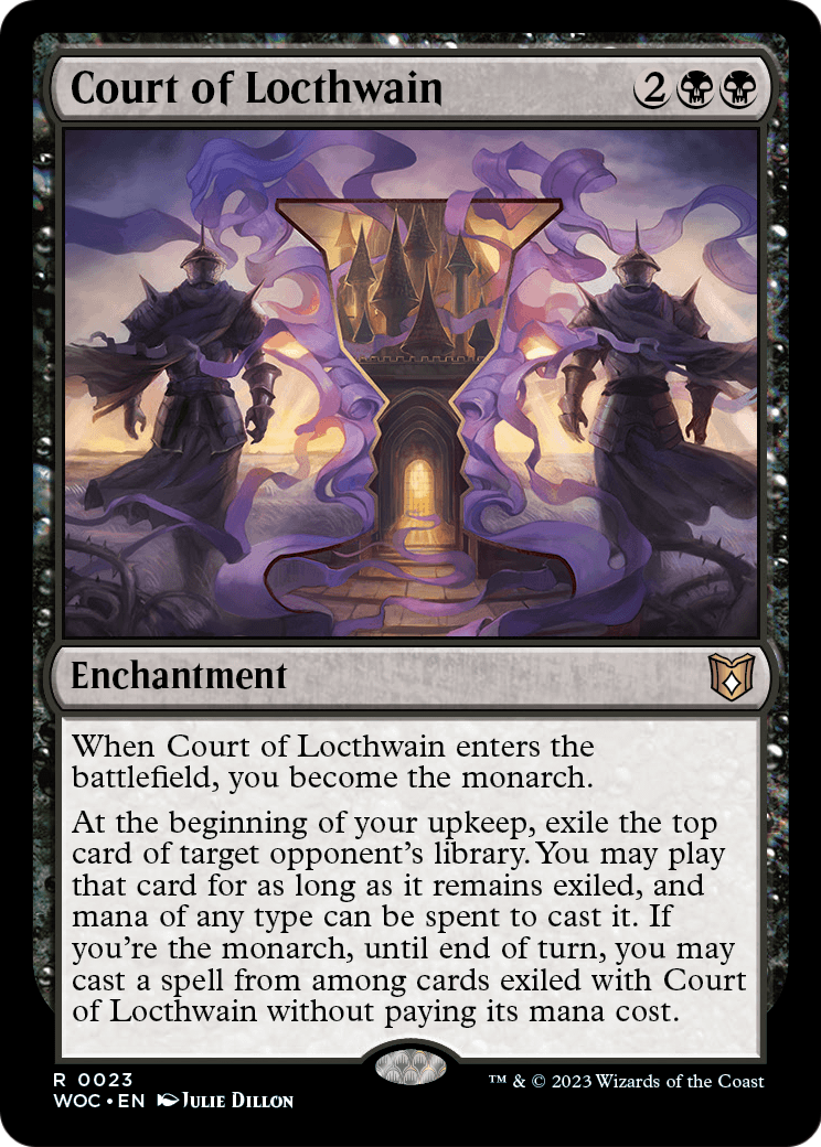 Court of Locthwain [Wilds of Eldraine Commander] Foil