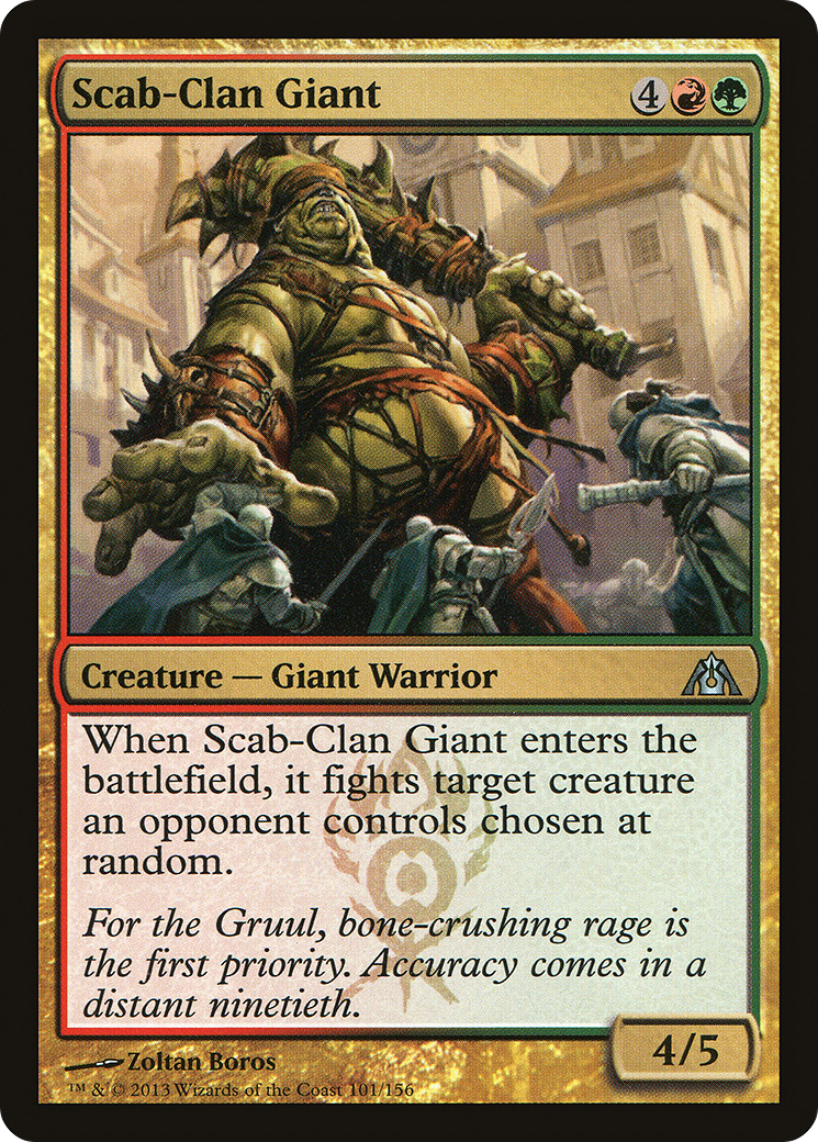 Scab-Clan Giant [Dragon's Maze] Foil
