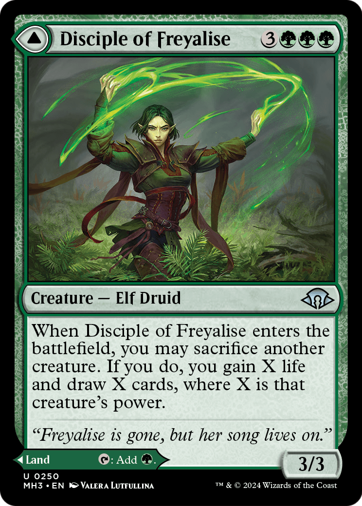 Disciple of Freyalise [Modern Horizons 3] Foil