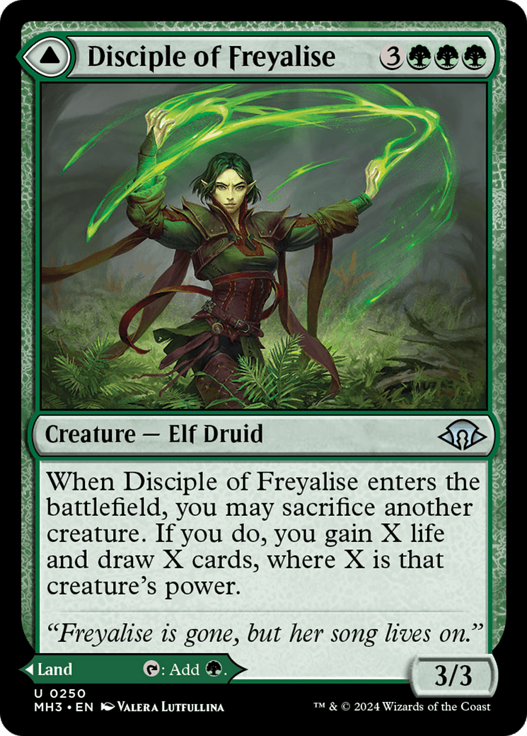 Disciple of Freyalise [Modern Horizons 3] Foil