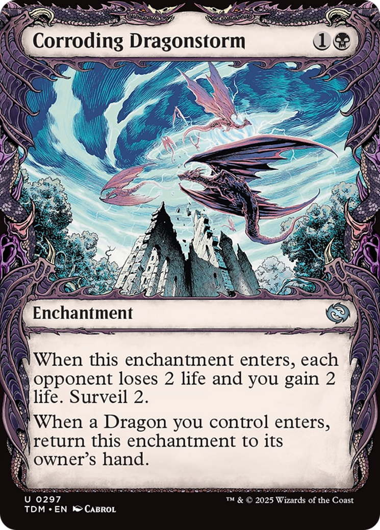 Corroding Dragonstorm (Showcase) (297) [Tarkir: Dragonstorm]  Foil