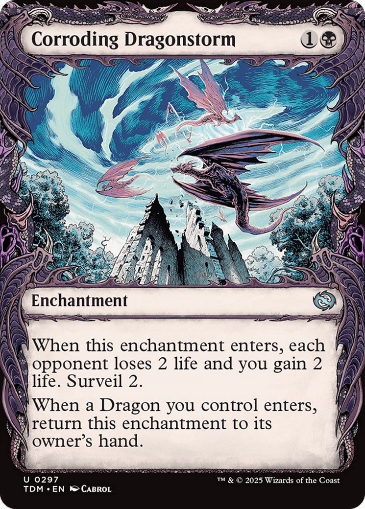 Corroding Dragonstorm (Showcase) (297) [Tarkir: Dragonstorm]