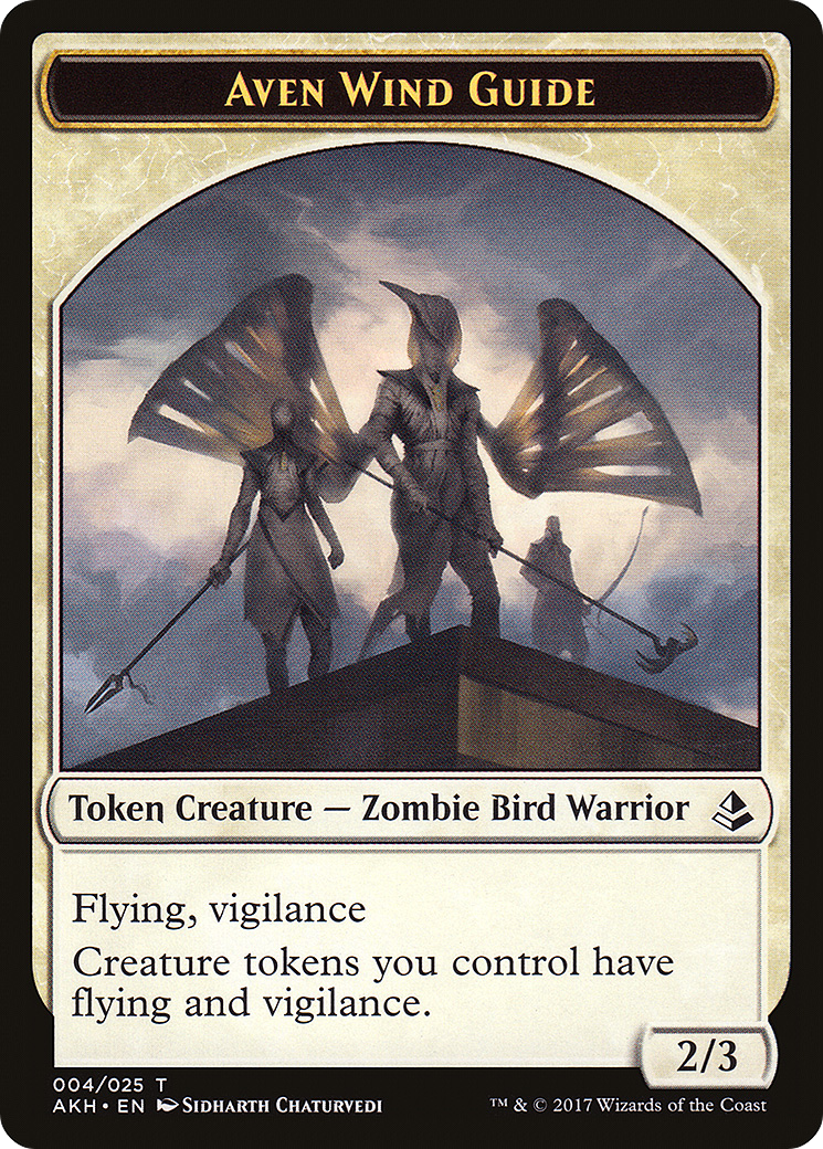 Aven Wind Guide Token [Amonkhet Tokens] Foil