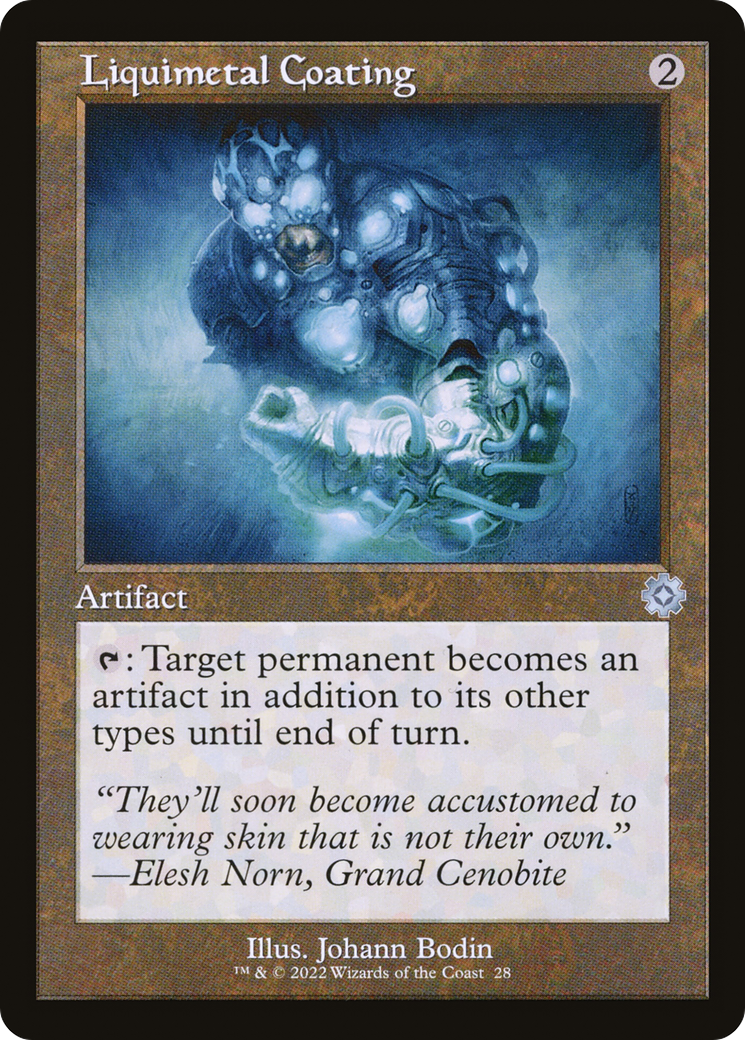 Liquimetal Coating (Retro) [The Brothers' War Retro Artifacts] Foil