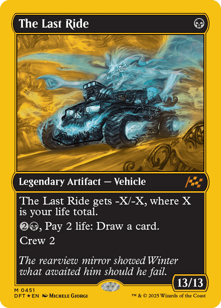 The Last Ride |  Foil (451) [Aetherdrift]