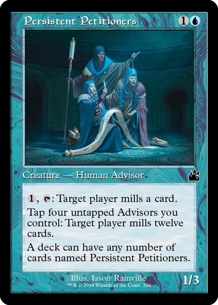Persistent Petitioners 316/291 (Ravnica Remastered)  - Retro