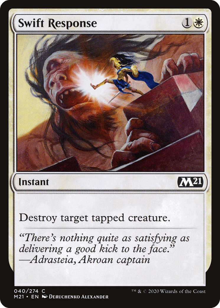 Swift Response [Core Set 2021] Foil