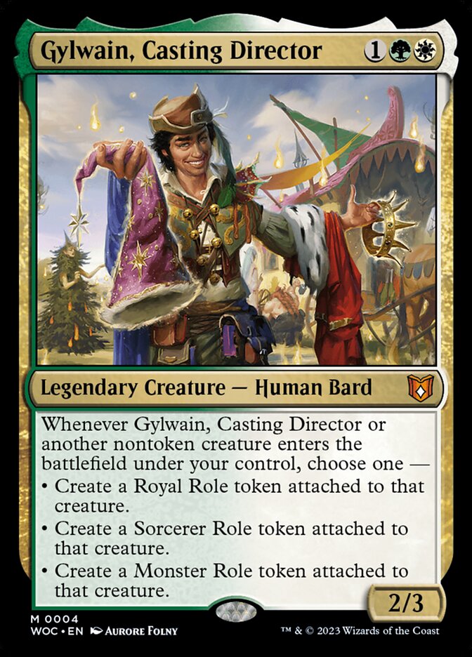 Gylwain, Casting Director 4 (Commander: Wilds of Eldraine)  - Foil
