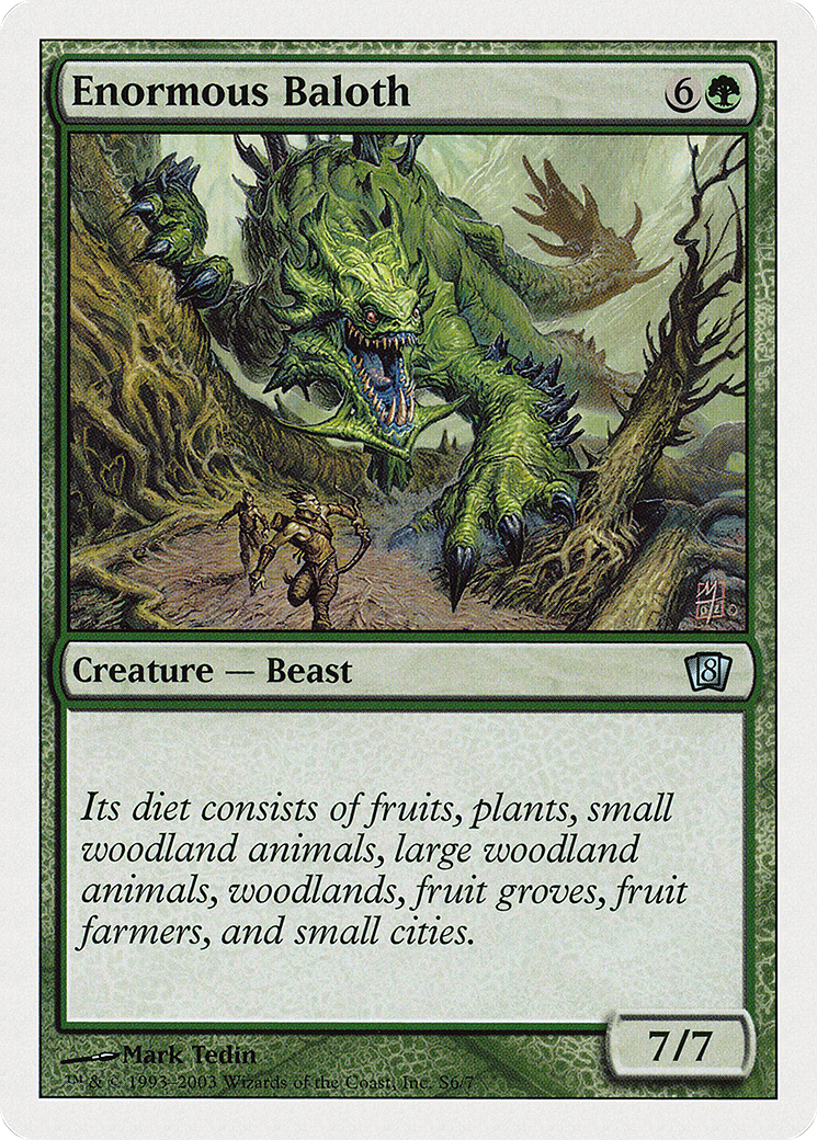 Enormous Baloth [Eighth Edition] Foil