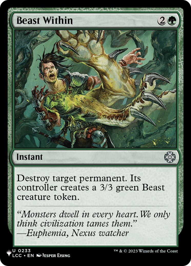 Beast Within |  (LCC-233) [The List]