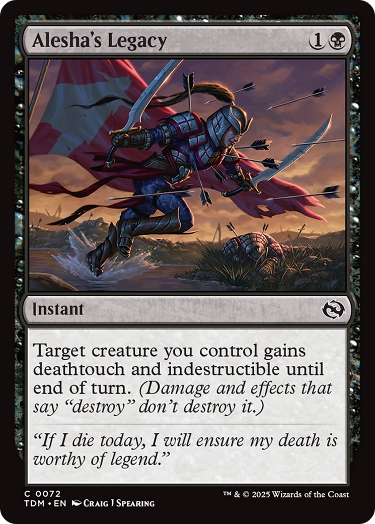 Alesha's Legacy (072) [Tarkir: Dragonstorm]