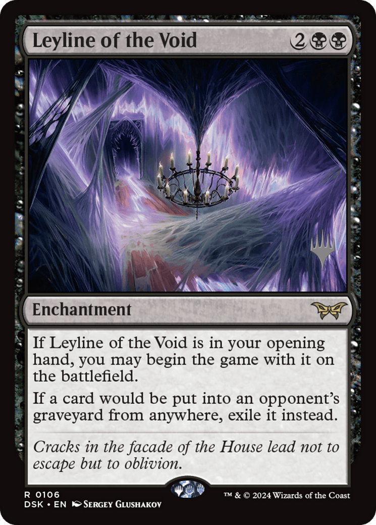Leyline of the Void [Duskmourn: House of Horror Promos] Foil