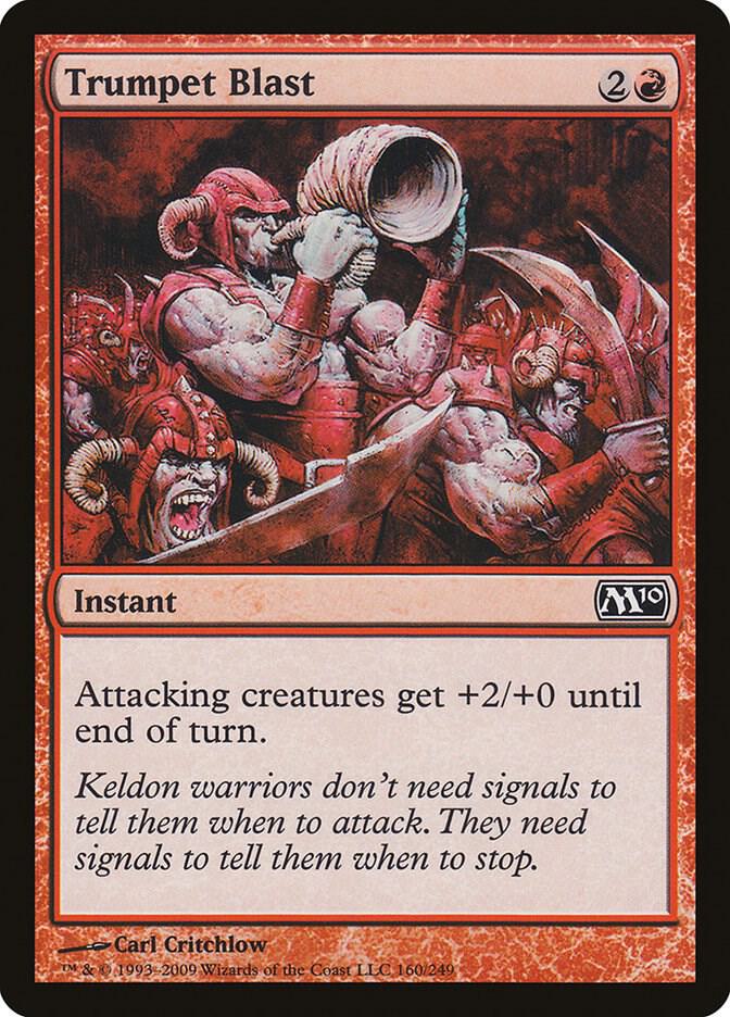 Trumpet Blast 160/249 (Magic 2010 (M10))  - Foil