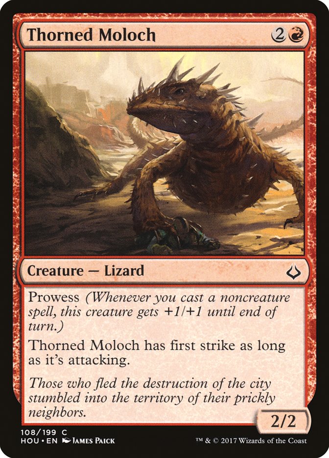 Thorned Moloch 108/199 (Hour of Devastation)  - Foil
