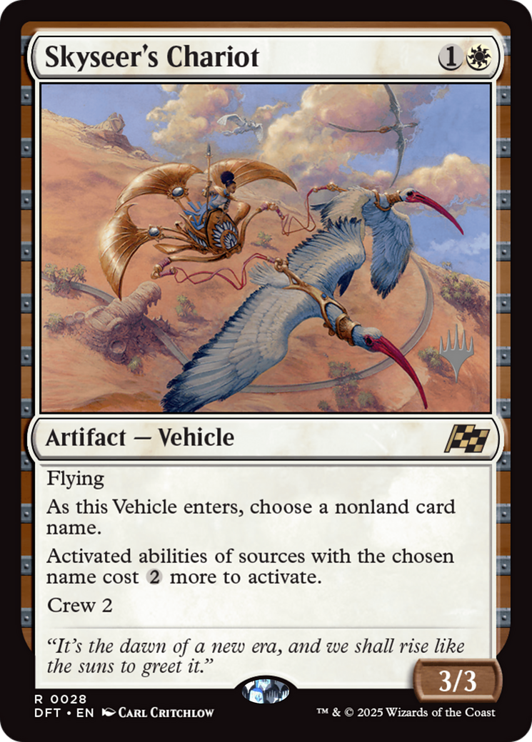 Skyseer's Chariot (028) [Promo Pack: Aetherdrift]  Foil