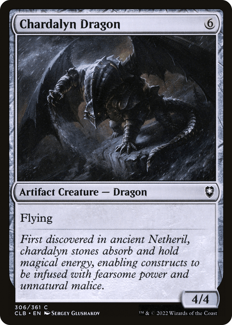 Chardalyn Dragon [Commander Legends: Battle for Baldur's Gate] Foil