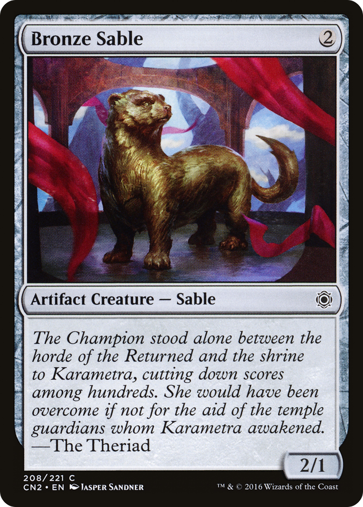 Bronze Sable [Conspiracy: Take the Crown] Foil