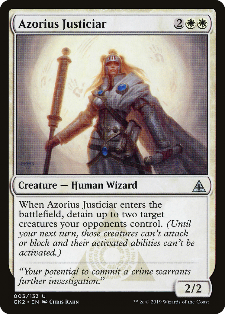 Azorius Justiciar [Ravnica Allegiance Guild Kit] Foil