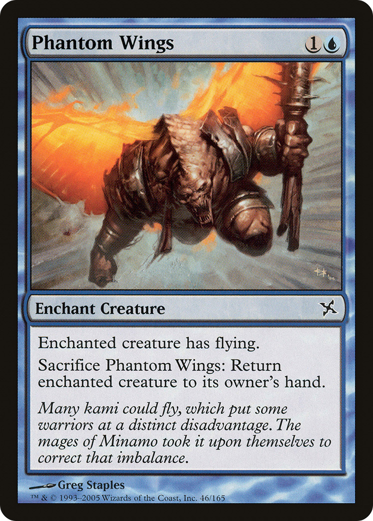 Phantom Wings [Betrayers of Kamigawa] Foil