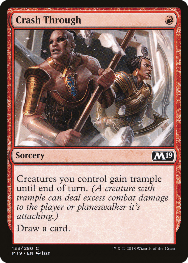 Crash Through [Core Set 2019] Foil