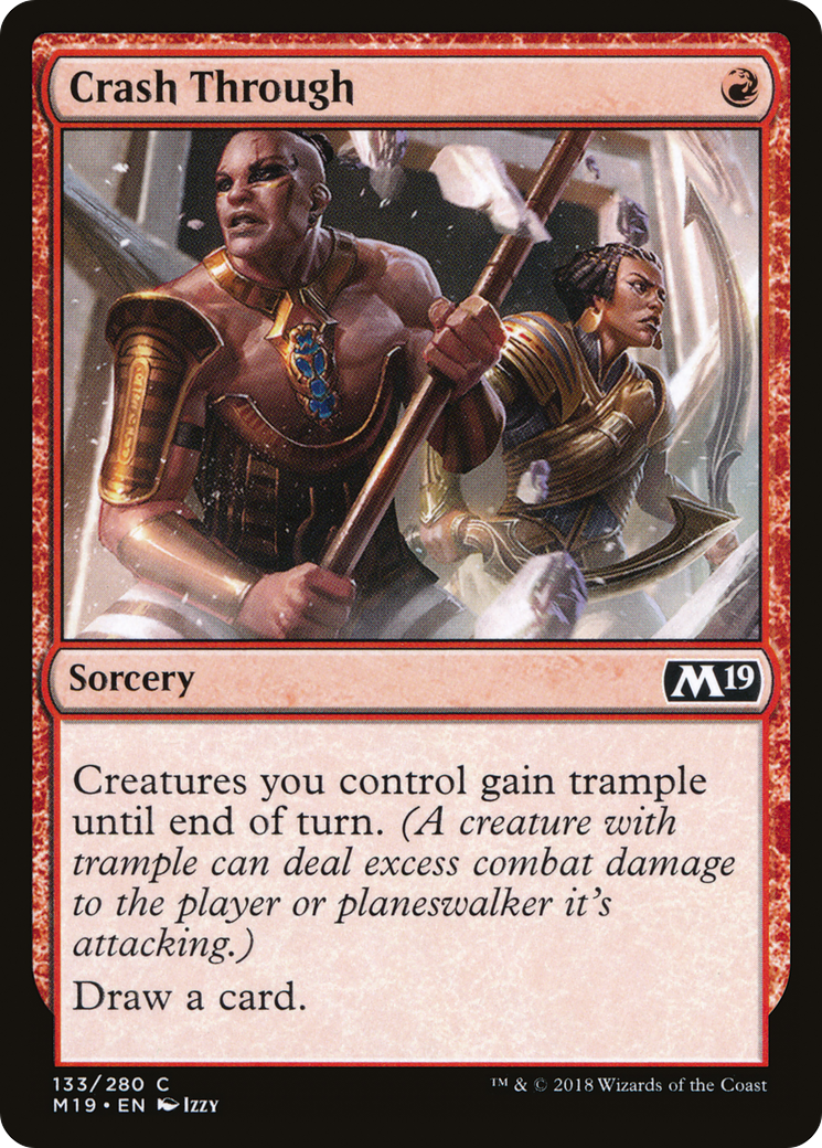 Crash Through [Core Set 2019] Foil
